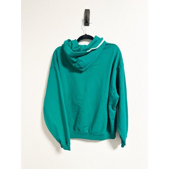 Madhappy Pastels French Terry Hoodie Pullover Long Sleeve Peacock Green Medium - Picture 3 of 4